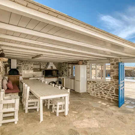 Villa Nikoramavilla Paros With Swimming Poll And Bbq For 21 Guests