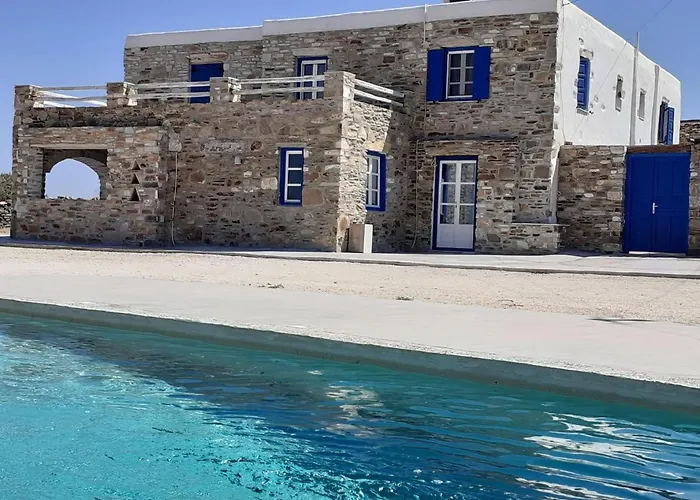 Nikoramavilla Paros With Swimming Poll And Bbq For 21 Guests * Piso Livadi