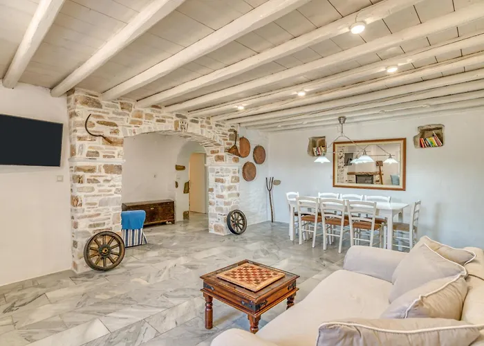 Nikoramavilla Paros With Swimming Poll And Bbq For 21 Guests *