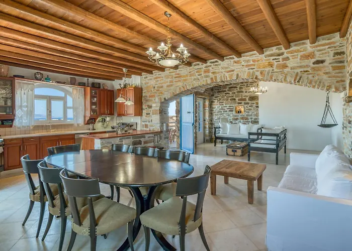 Nikoramavilla Paros With Swimming Poll And Bbq For 21 Guests * Piso Livadi