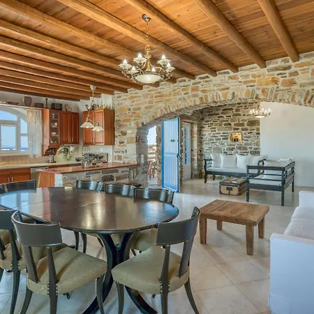 Nikoramavilla Paros With Swimming Poll And Bbq For 21 Guests * Piso Livadi