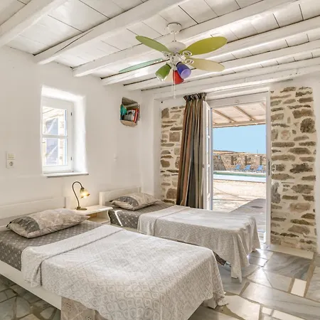 Villa Nikoramavilla Paros With Swimming Poll And Bbq For 21 Guests