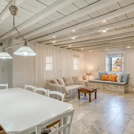 Villa Nikoramavilla Paros With Swimming Poll And Bbq For 21 Guests