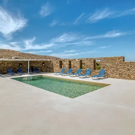 Nikoramavilla Paros With Swimming Poll And Bbq For 21 Guests Villa