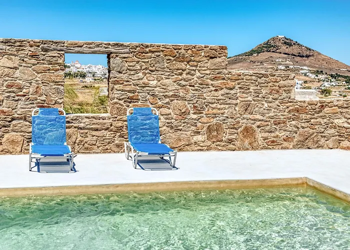 Nikoramavilla Paros With Swimming Poll And Bbq For 21 Guests *